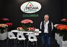 Eduardo Guillio of Prisma, a Colombian farm cultivating roses on 20 ha.